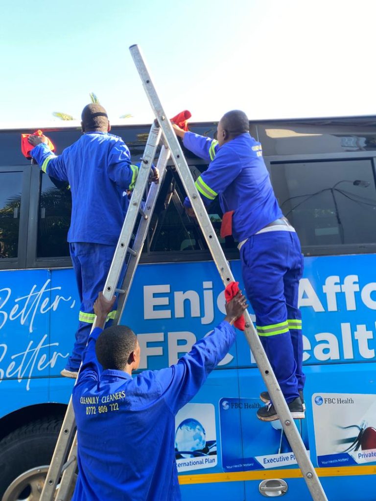 Complete vehicle cleaning service for both interior and exterior